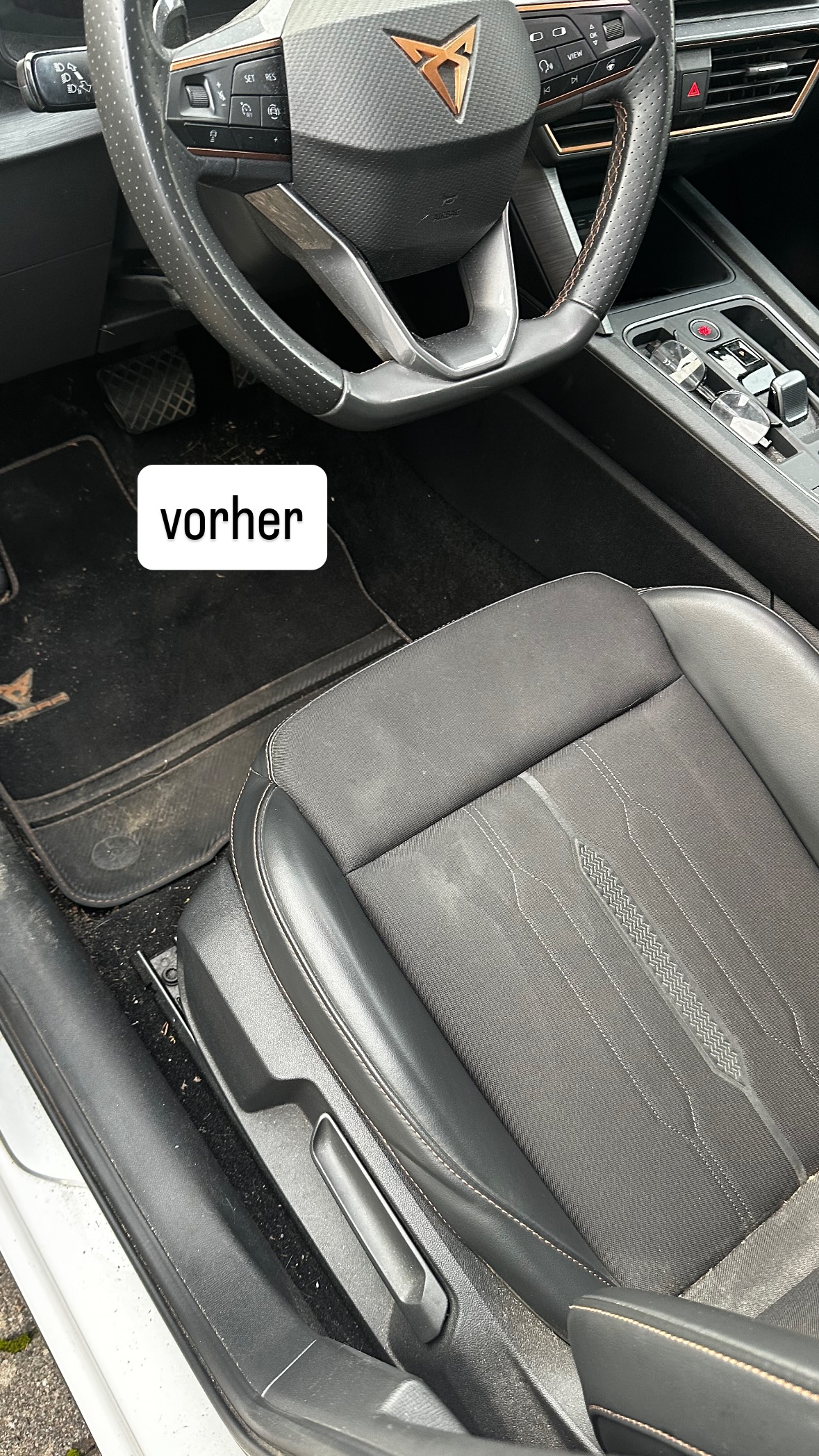 Vorher-Nachher-Vergleich einer Fahrzeugaufbereitung bei MM-Carservice in Nohfelden